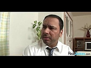 Mom makes son watch her get fucked by big