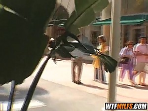 hot brunette milf picked up in miami beach