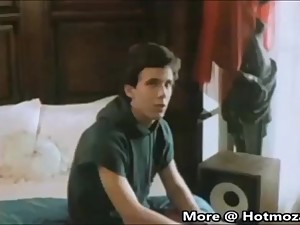 Vintage Milf fucking young son