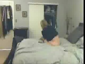 Lucky son caught his mum masturbating