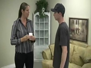 Mommy gives son awsome handjob!