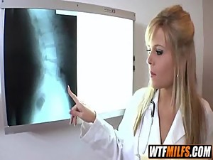 Doctor MILF on the prowl for young cock