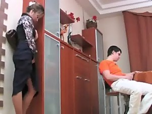 Russian Step Mom Fucks her Son P-1