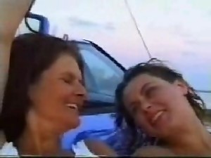 Mom films daughter and son in law and then