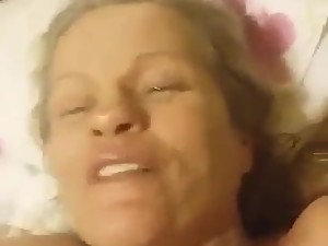 pretend Mom and son play