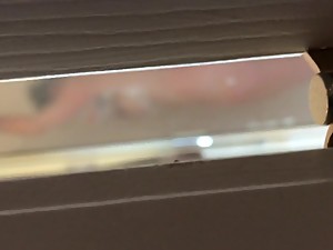 Busty mom caught on hidden camera taking a