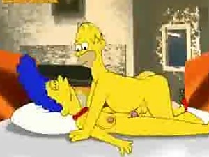 The Simpsons,marge gets banged by delivery