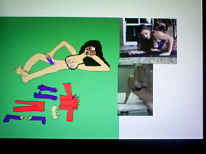 Natalie With Lesbians Masturbates In