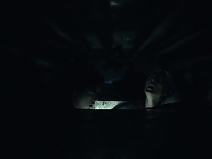 Woman drowns an agressive man with her