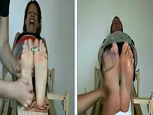 mom and son tickled together