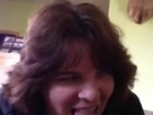 Slutty fat mom blows sons friend