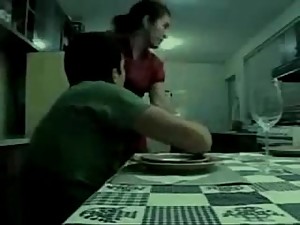 A Boy Forces Her Step Mom to Sex While His