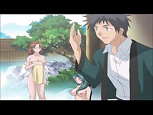 Anime Sister Gives Brother Blowjob