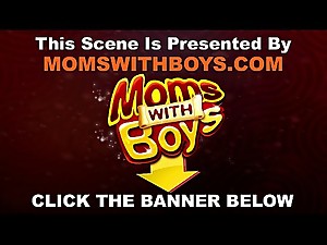 Son Gets Ridden By Horny Brunette Stepmom